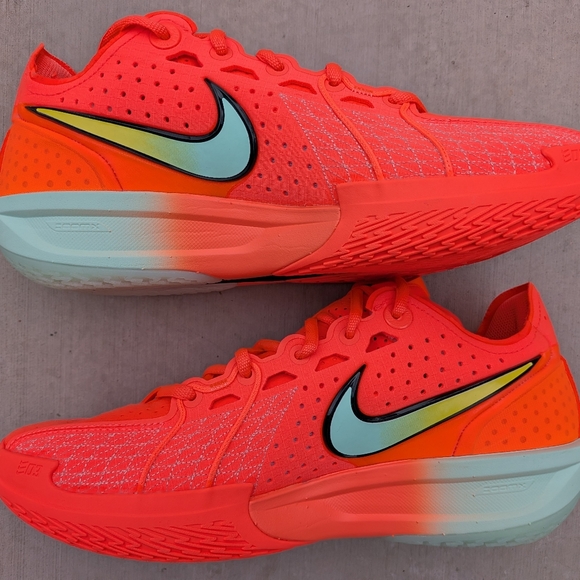 DS Nike Zoom Air GT Cut 3 Bright Mango Basketball Shoes main image 5